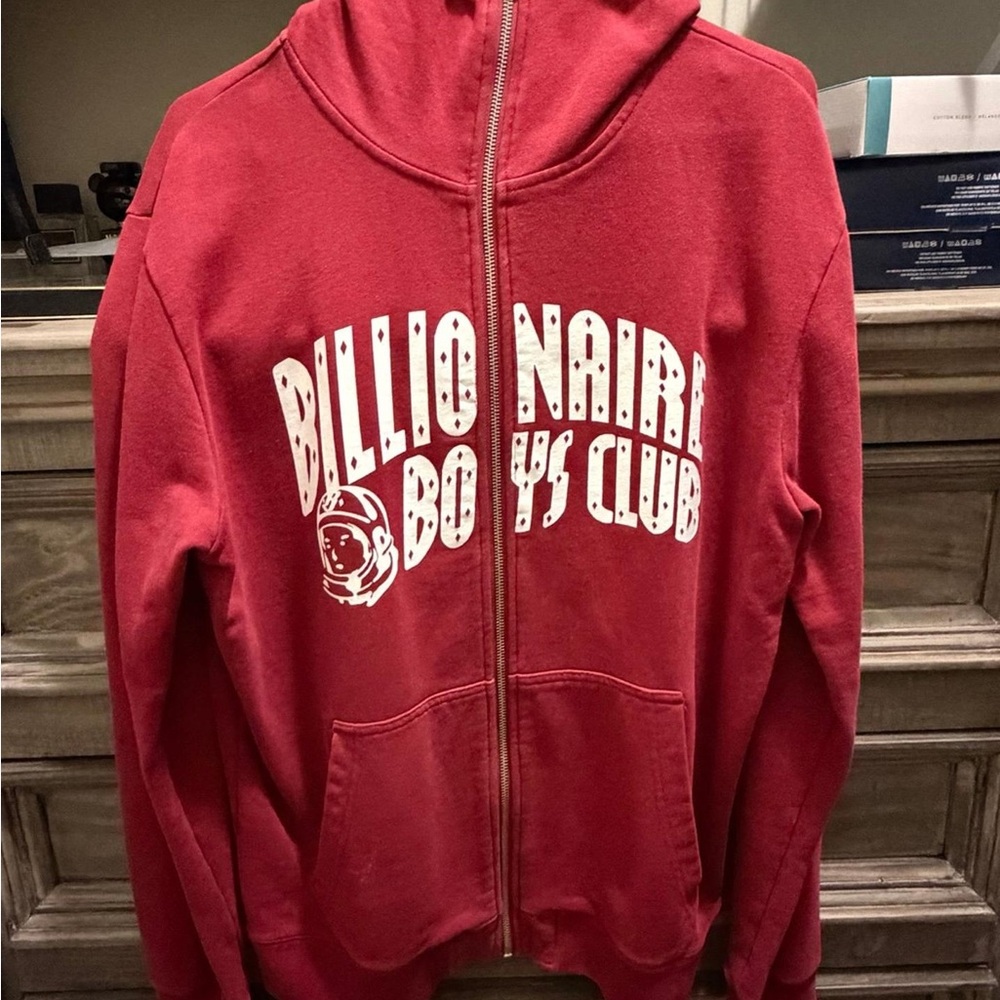Billionaire Boys Club Crimson Zip-Up Hoodie